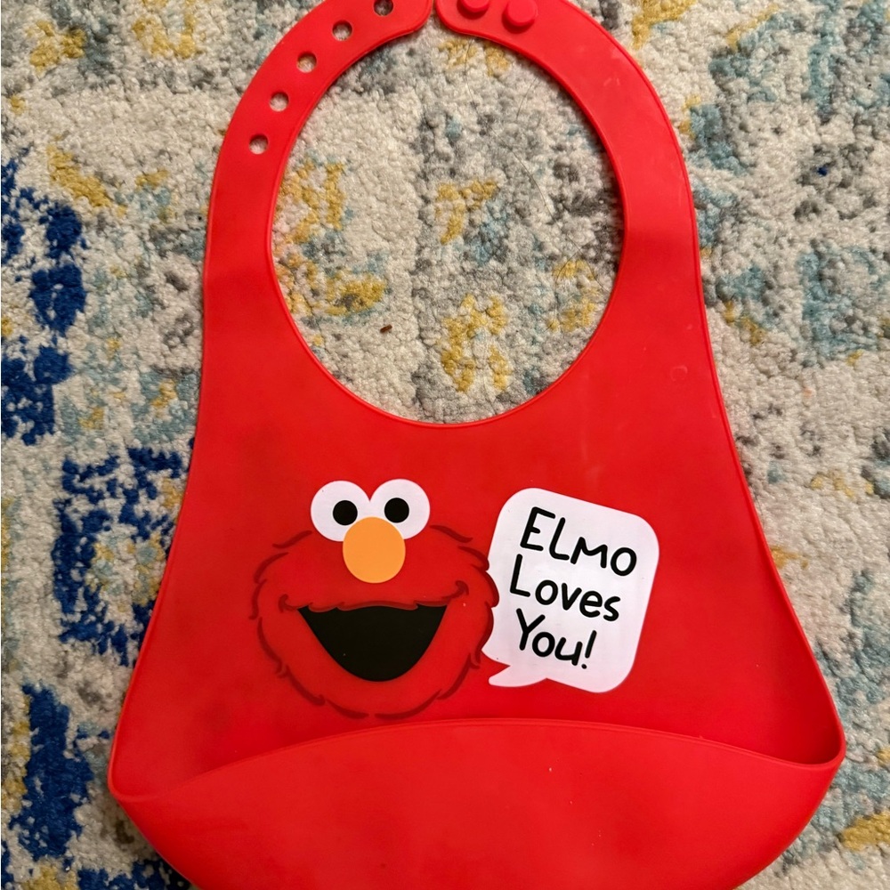 Red Elmo Bib - Kids Accessory